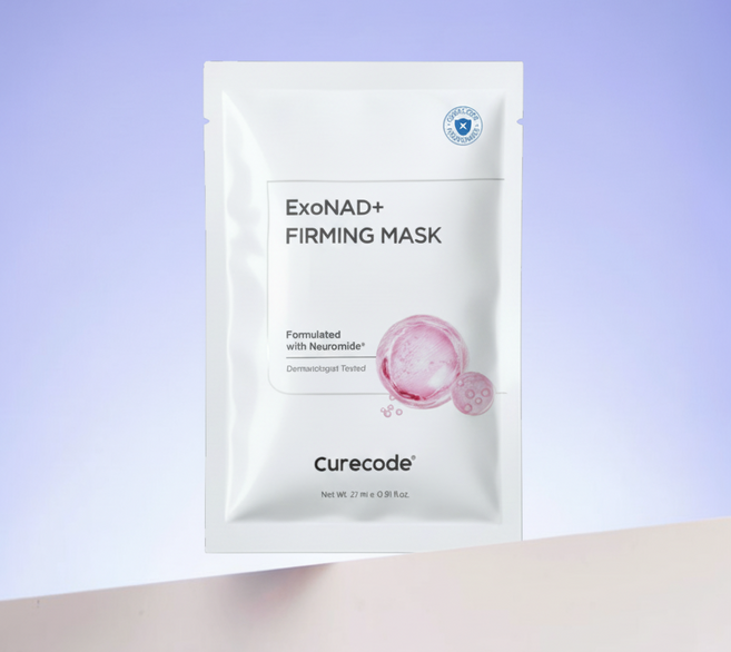 큐어코드 엑소나드퍼밍마스크(5매입) l 주름 개선 l 피부장벽개선 l 탄력회복 l 하이테크뷰티사이언스 l 고보습 l 저자극, 1개, 5개입