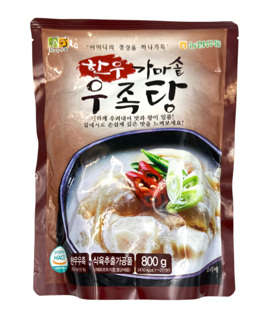 농협 하나가득 한우가마솥 우족곰탕 (HACCP인증), 1개, 800g