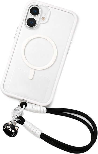 픽101 고양이팬턴트 귀여운 도난방지 스트랩 유럽여행필수품, 1개, 캣츠 블랙