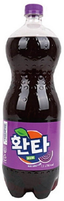 [코카콜라] 환타 포도 1.5L 낱개 / 2페트, 2개
