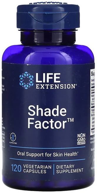 라이프 익스텐션 쉐이드 인자 베지 캡슐 120정, 1개 - 쿠팡