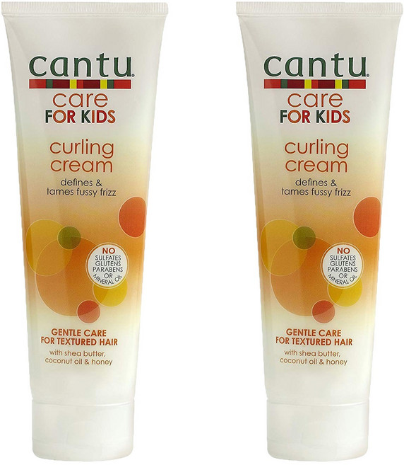 칸투 케어 포 키즈 컬링 크림, 227g, 2개