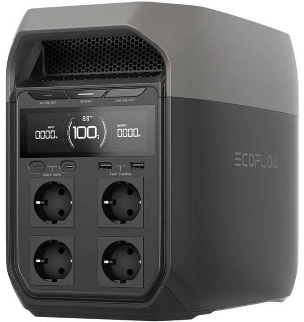 유럽표준 ECOFLOW DELTA3 에코프로 파워뱅크 플러스 에코플로우, A. 독일 DELTA 3 유럽 표준, A. 1.02kW, 1개