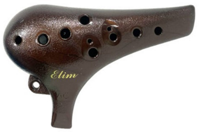 엘림 [성실한오피스/엘림] 오카리나 알토C ELO-10AC 어린이 교육용 악기, 1개