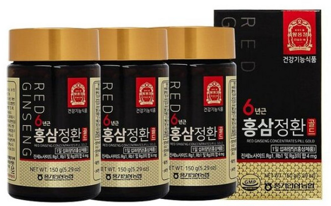[풍기인삼농협] 황풍정 6년근 홍삼정환 골드, 150g, 3개
