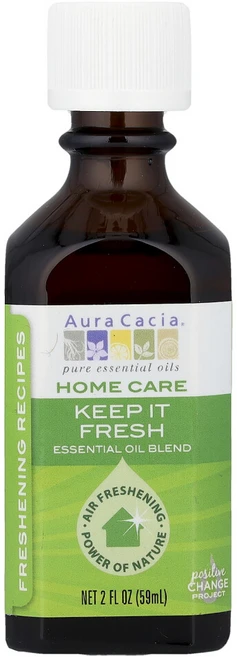 아우라카시아 홈 케어 에센셜 오일 블렌드 킵 잇 프레시 2 fl oz (59 ml), 1개, 59ml - 쿠팡