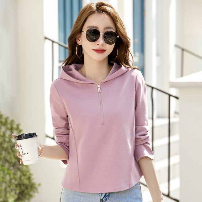 써니핏 여성 데일리 후드티 간절기 중년여성 빅사이즈 ( M~3XL ) S1031