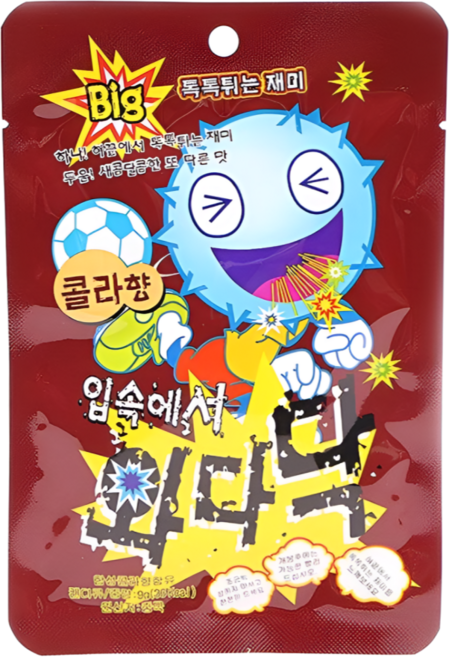 빅 입속에서 와다닥 콜라향, 10g, 1개