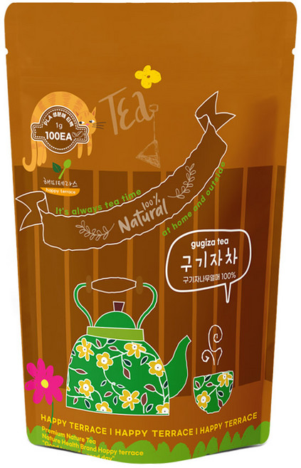 국산 청양 구기자차 티백, 100개입
