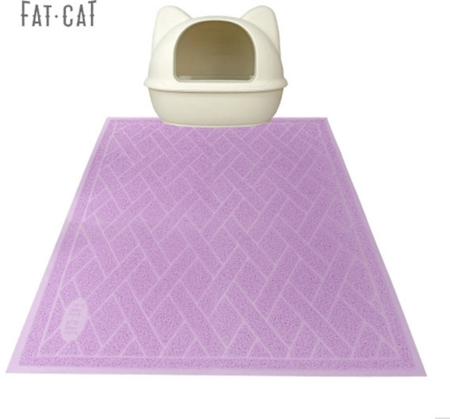 고양이 모래매트 초특대형 3xL(120cmx90cm)라이트퍼플, 1개