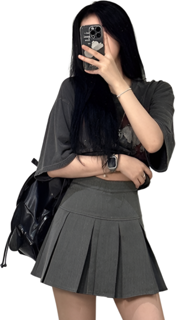 하이틴 플리츠 테니스 미니 스커트 여리한 치마