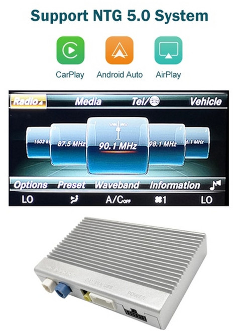 안드로이드올인원 안드로이드오토 mercedes benz c-class w205 amp를, ntg 5.0-실버