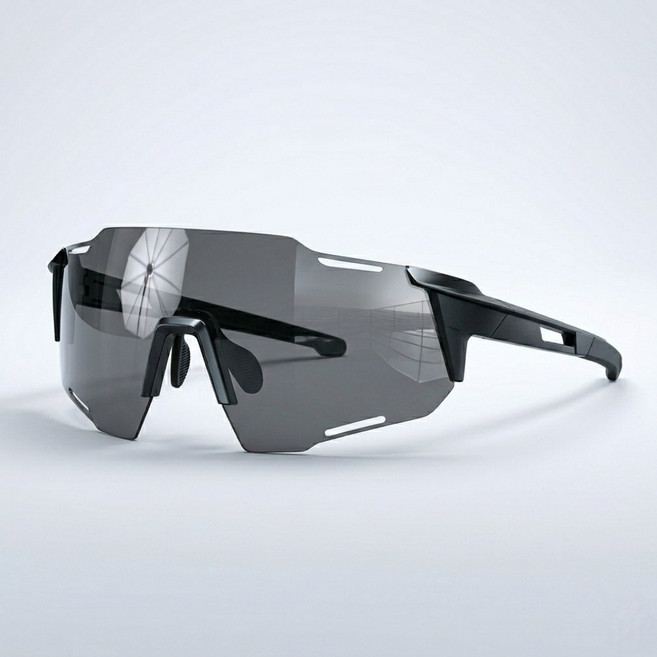 히로비 변색 스포츠 선글라스 자외선 차단 고글 무프레임 초경량