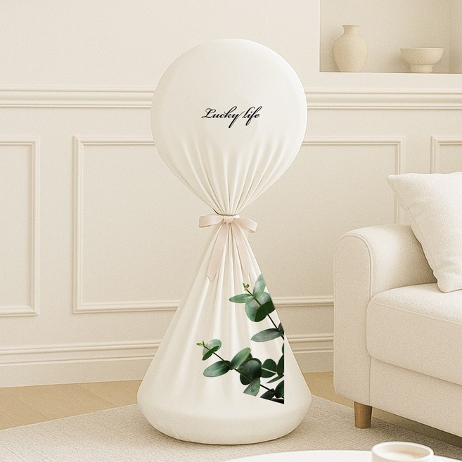 코팅블루 패브릭 고밀도 스판 지퍼식 선풍기커버, 04.유칼립투스