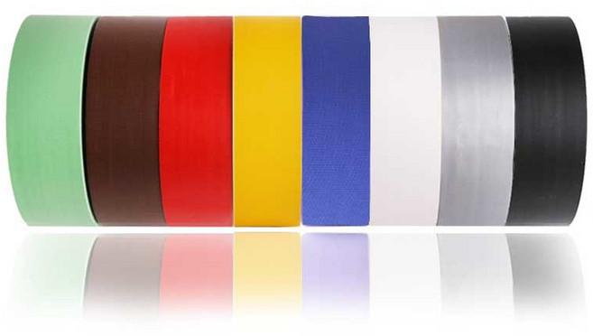 에스월드 칼라 면 테이프 무광 50mm x 50M 무광면테이프, 적색