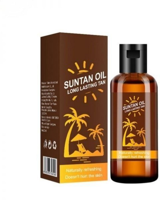 태닝오일 35ml 바디 셀프 태닝 브론저 파운데이션 크림 에이전트 페이스, 1개