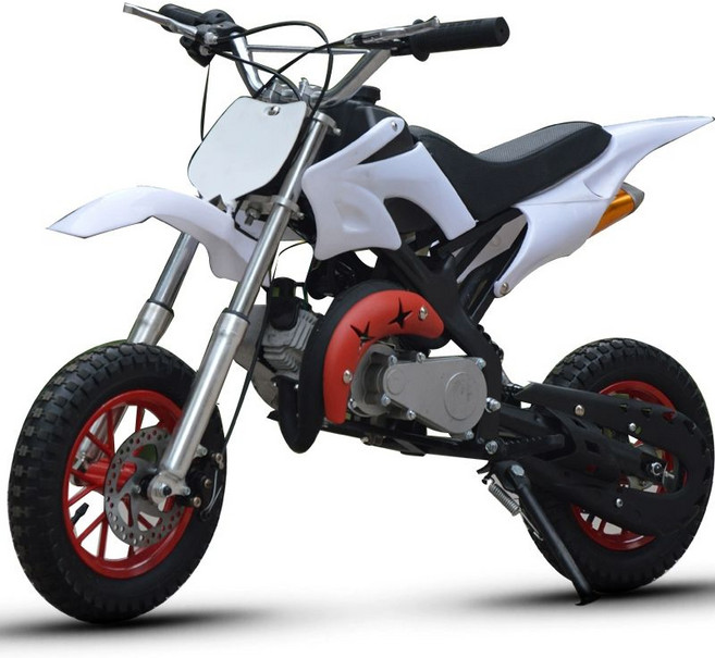 레저용 미니 오토바이 드라이브 빨간색 점프 레져용, 화이트 2행정, 기본 모델명/품번