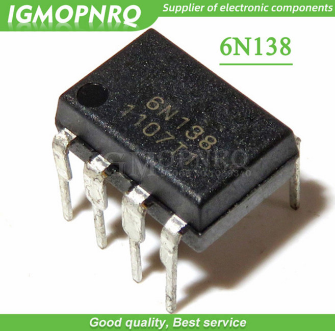 DIP8 옵토아이솔레이터 광전 커플링에 광 커플링 6N135 6N136 6N137 6N138 6N139 로트당 10 개, 01 6N136, 01 6N136