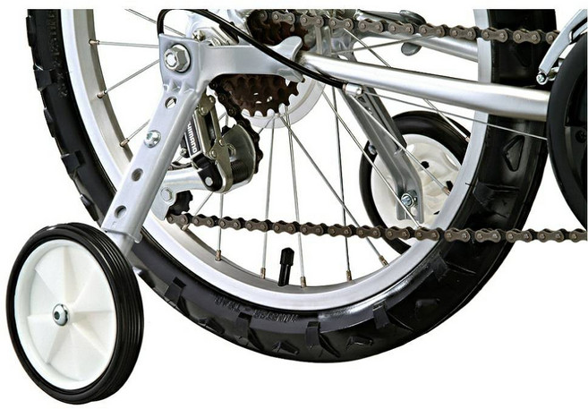 X-FREE【整組 輔助輪 白輪】可調式兒童車腳踏車【C45-27】, 1個