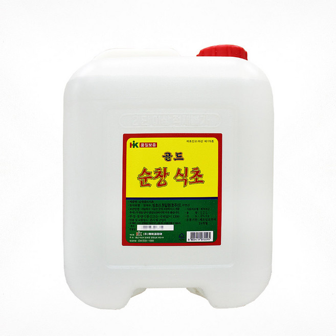 순창골드 식초 12L, 1개