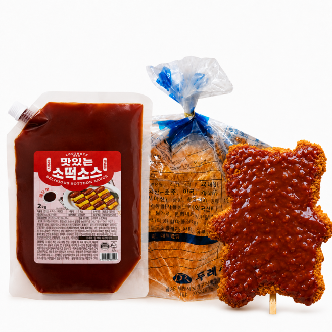 두레 피카츄 돈까스 6kg(1kg*6봉)+고추장소스 1개 세트, 1세트, 1kg