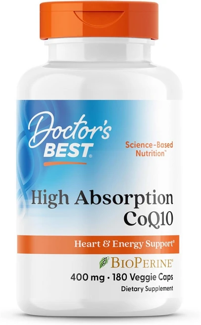 닥터스베스트 하이 앱솔션 CoQ10 400mg 베지 캡, 180정, 1개 - 쿠팡
