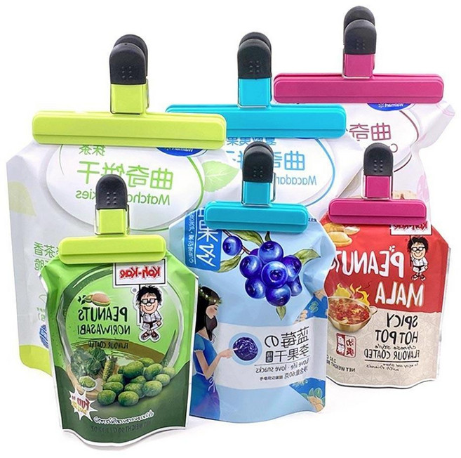 썬코 비닐 밀봉 밀폐 과자봉투 클립 세제 봉지집게, 단품, 1개