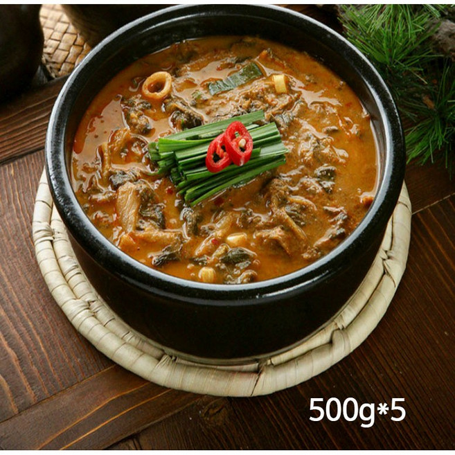 추추 추어탕 500g 5개 해썹인증 추어탕