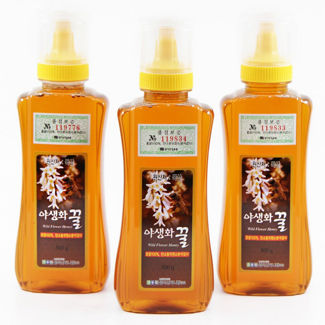 설악산허니팜 야생화꿀, 3개, 500g