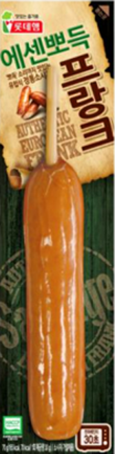 롯데햄 에센뽀득 프랑크 70g, 1개