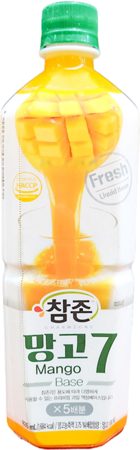 참존 망고 원액 835ml x4식자재 업소용 식재료 식당용 대용량 단체 급식용, 4개