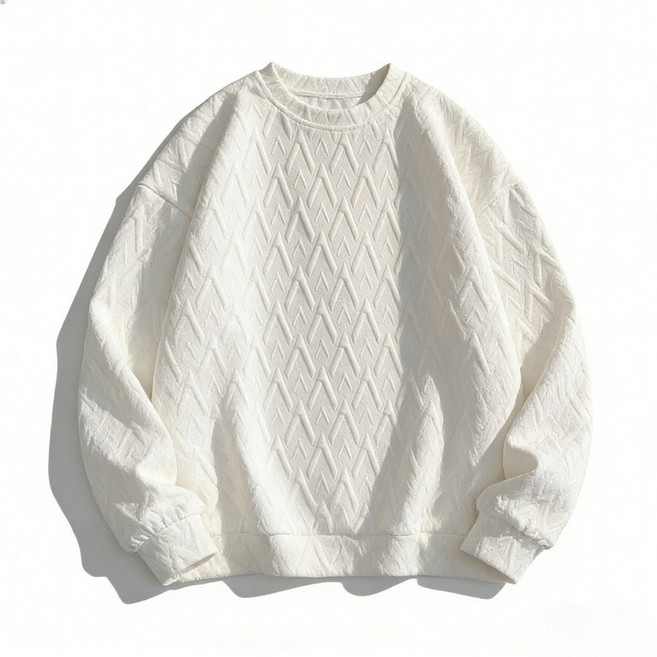 ANYOU 남성용 고급 캐주얼 클래식 긴팔 티셔츠