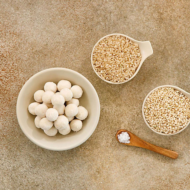 싸리재 국산 유기농 옹심이 현미 새알심, 170g, 1개