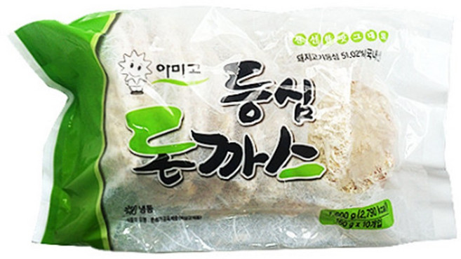 아미고 등심순살돈까스 1600g(160gx10개), 1개, 1.6kg