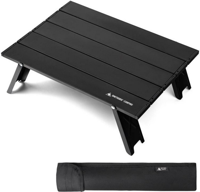 캠핑 미니 휴대용 접이식 테이블 야외 큐 투어 식기 책상, 1. 검정색