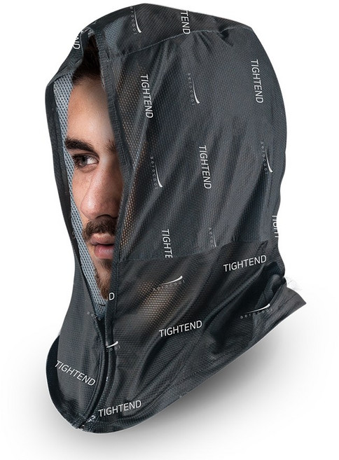 타이트엔드 후드 선쉐이드 햇빛 가리개, 블랙, 1개