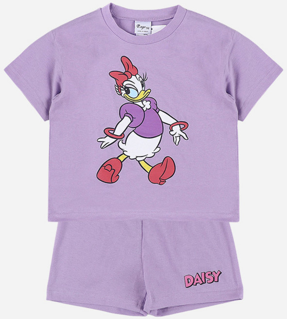 디즈니 여름 미키와 친구들 반팔 상하의 세트