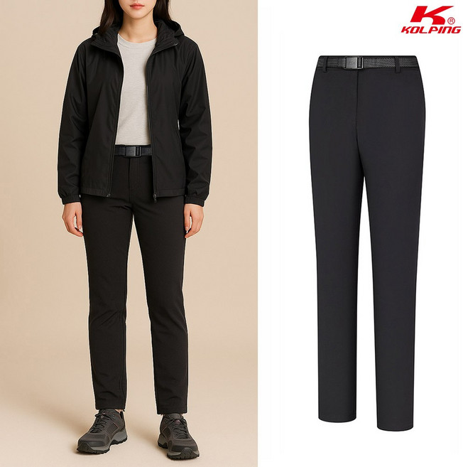 콜핑 여성 기모 기능성 여자 겨울 등산바지