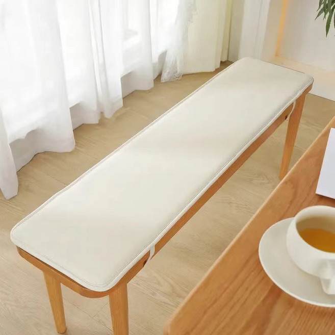 ZCBV긴의자 벤치 쿠션 커버 방석 벤치패드 카페ZCBV, 화이트