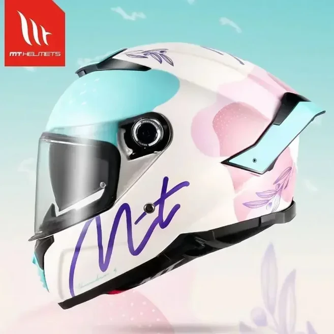 MT Thunder4 오리지널 풀 페이스 오토바이 헬멧 - 이중 렌즈 오프로드 레이싱 ECE 인증 Casco Moto para, 05 S, 21 8