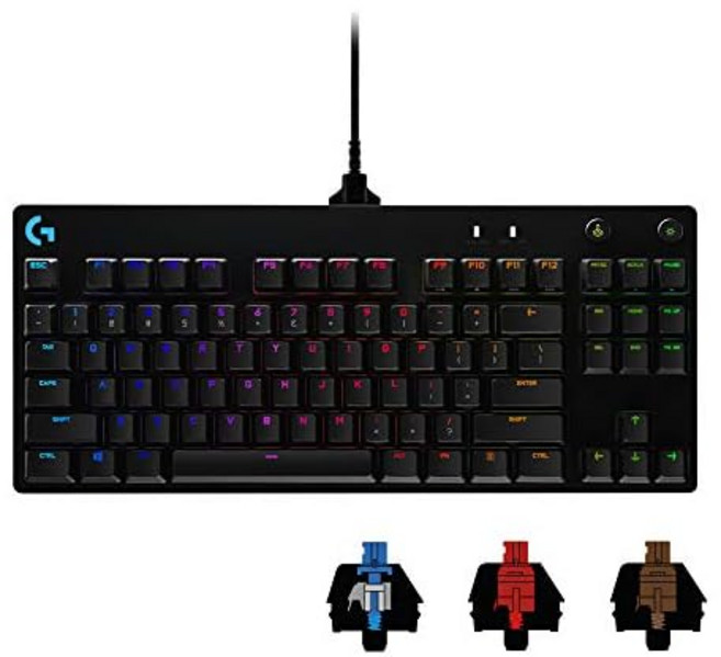 Logicool G 로지쿨 G PRO X 게이밍 키보드 텐키리스 유선 GX 스위치 클릭키 일본어 배열 LIGHTSYNC RGB 탈착식 케이블 G-PKB-002 파이널 판타지 XIV추천 주변기기, 자세한 내용은 참조, 자세한 내용은 참조