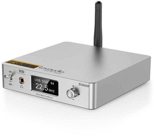 원미 Lavaudio 유무선 DAC 앰프 디코더 블루투스 리시버, DS600(실버)