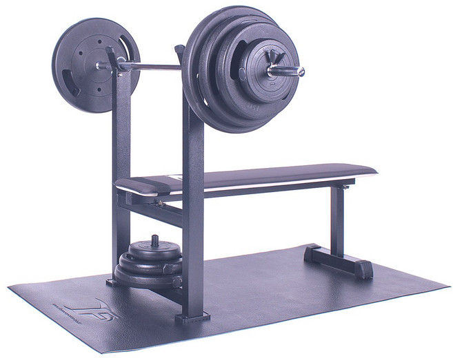 포스스포츠 포스벤치프레스 블랙원판세트, 블랙