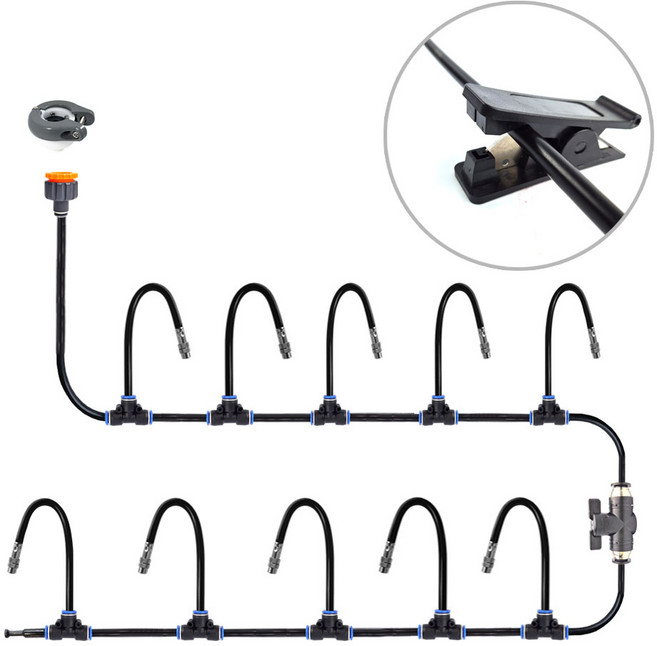 이지컷 원터치 스프링클러 화단 물 분사기, 12m세트, 1개