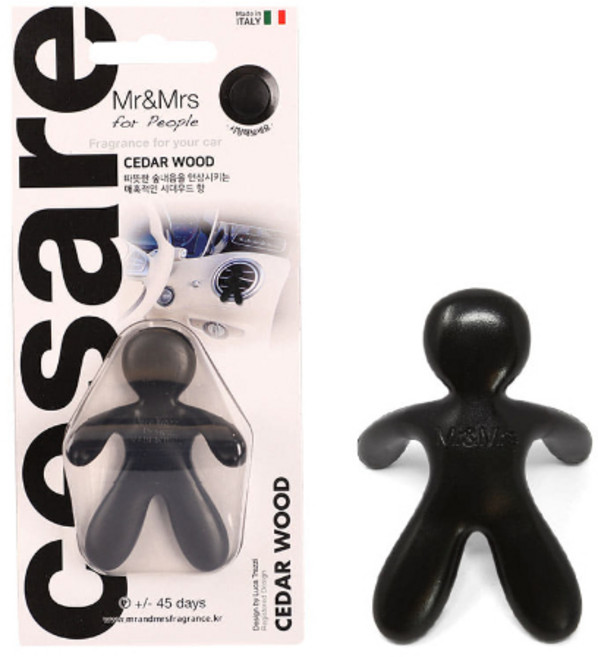 미스터앤미세스 체사레 블리스터 차량용 방향제 시더우드, 1개, 체사레블리스터 시더우드