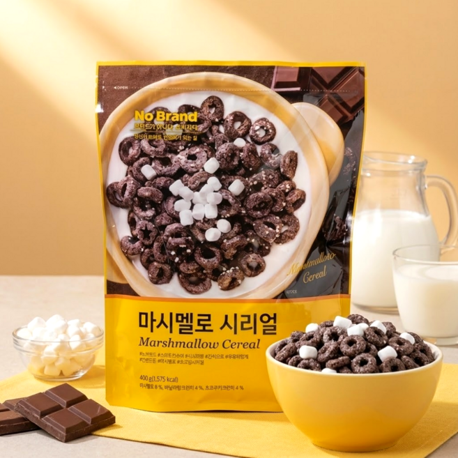 노브랜드 마시멜로 시리얼 400g, 1개