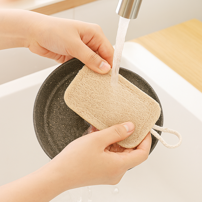 [오늘만파격특가] 100% 천연 오이수세미, 1개, 2개입