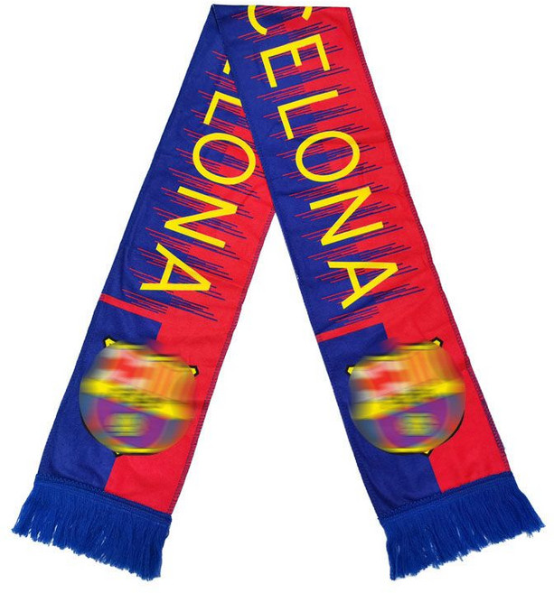 응원스카프 맨시티 머플러 목도리 레알마드리드 리버풀 첼시 축구 응원 손수건, 바사, 1개