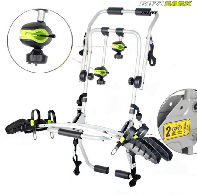 버즈랙 파일럿 2 자전거 캐리어 자전거 2대 거치대 번호판 포함, 온라인구매, 1개