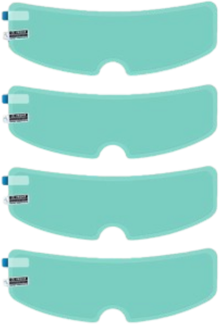 디지티 클린아이 오토바이 헬멧 김서림 방지 or 방수 필름 풀세트, 김서림 방지 필름 4개